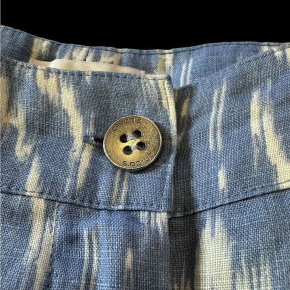 Chico’s Women’s Relaxed Fit Linen Pants (Small 8/10) - Picture 2 of 6